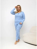 Piżama DU PI FP model 22016569 jasny niebieski - FPrice