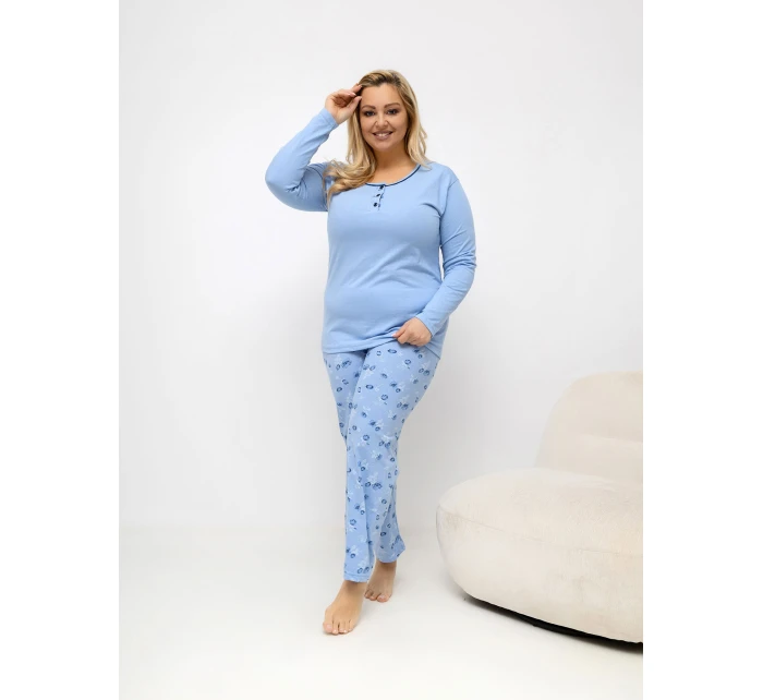 Piżama DU PI FP model 22016569 jasny niebieski - FPrice