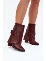 Boty na podpatku  model 222489 Step in style