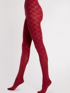 Fiore Fusil 40 DEN G6129 barva: třešňově červená