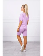 Souprava top+legíny fialová Souprava top+legíny fialová