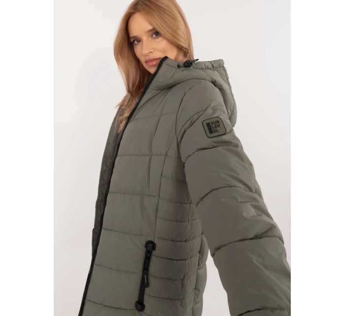 Kabát D51160XB44540A2 khaki