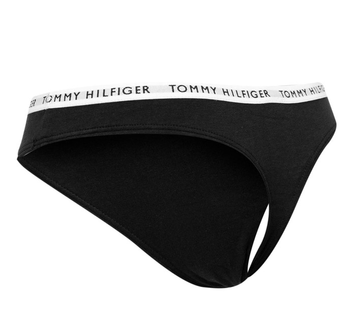Tommy Hilfiger 3Pack tanga kalhotky UW0UW02829 Black