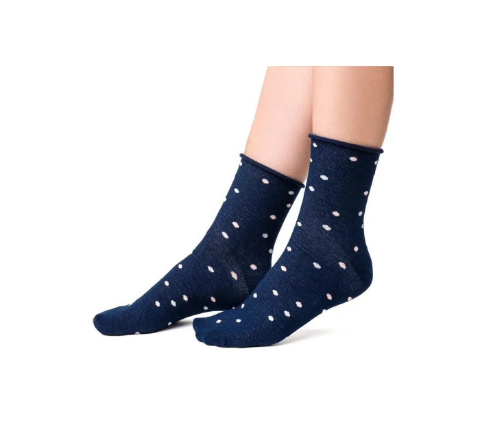 Vzorované netlačící ponožky Steven art.099 35-40