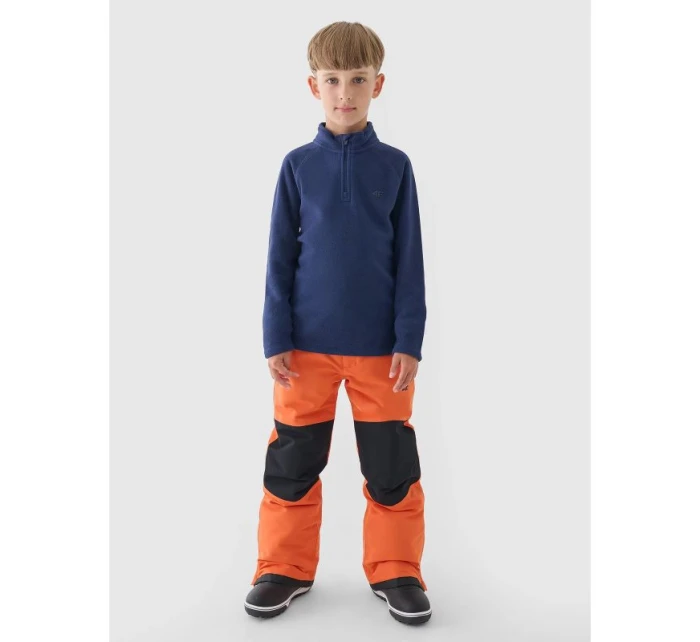 Chlapecké termoprádlo z fleecu (top) 4F Junior 4FJWAW24UFLEM050-31S Chlapecké termoprádlo z fleecu (top) 4F Junior 4FJWAW24UFLEM050-31S