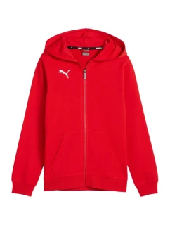 Dětská mikina Puma teamGoal Casuals Hooded red 658596 01