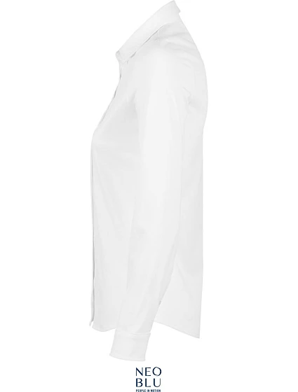 Women Halenka s dlouhým rukávem white model 22499718 - NEOBLU Women Halenka s dlouhým rukávem white model 22499718 - NEOBLU
