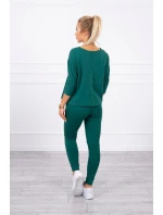 Sada s potiskem Queen tmavě zelená Sada s potiskem Queen tmavě zelená