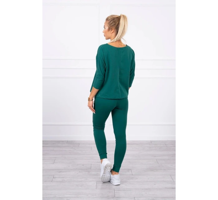 Sada s potiskem Queen tmavě zelená Sada s potiskem Queen tmavě zelená