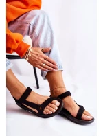 Dámské semišové sportovní sandály Černá model 21588075 - Boto Dámské semišové sportovní sandály Černá model 21588075 - Boto