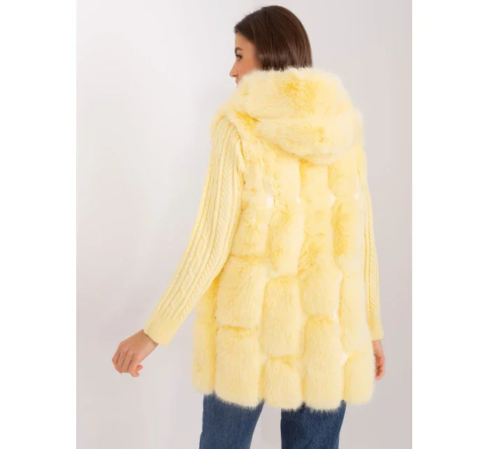 Kamizelka AT KZ model 18969901 jasny żółty - FPrice Kamizelka AT KZ model 18969901 jasny żółty - FPrice