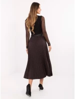 Spódnica MI SD model 21480454 ciemny brązowy - FPrice