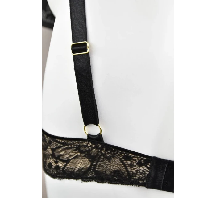 PUSH PODPRSENKA JULIA 19167 ČERNÁ BÉŽOVÁ