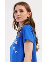 Dámské domácí šaty s krátkým rukávem model 21154989 - Vienetta