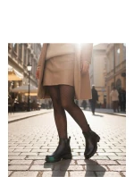 Boty na podpatku model 221011 Solea Boty na podpatku model 221011 Solea