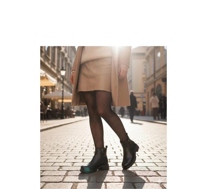 Boty na podpatku model 221011 Solea Boty na podpatku model 221011 Solea