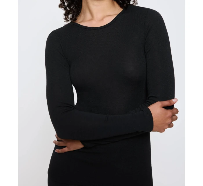 Beauty Layers LSL Top Wool - BLACK - TRIUMPH BLACK - TRIUMPH