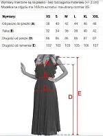 MATILDE midi šaty s obálkovým výstřihem a krátkými rukávy modré s růžovými květy model 22014770 - numoco