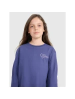 Dívčí tričko oversize s potiskem a dlouhým rukávem model 21877614 - 4F