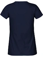 O Dámské tričko z těžké bio bavlny navy model 22505524 - Neutral O Dámské tričko z těžké bio bavlny navy model 22505524 - Neutral