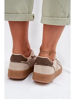 Dámské tenisky Big Star model 22042617 Béžové - Big Star Shoes Dámské tenisky Big Star model 22042617 Béžové - Big Star Shoes