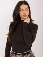 Bluzka BZ ciemny brązowy model 21776327 - FPrice Bluzka BZ ciemny brązowy model 21776327 - FPrice