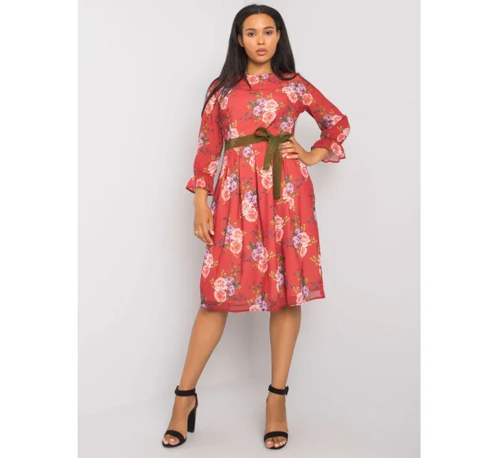 Sukienka LK SK model 21258845 bordowy - FPrice