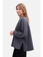 Pletená mikina uvolněného střihu model 21379939 - BeWear