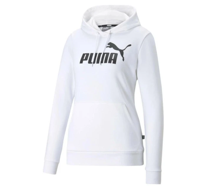 Dámská mikina Ess Logo W 586791 02 Bílá s potiskem - Puma