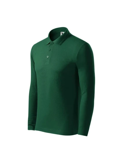 Malfini Pique Polo LS M MLI-221D3 tmavě zelená polokošile Malfini Pique Polo LS M MLI-221D3 tmavě zelená polokošile