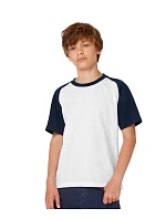 B&C /kids Dětské raglánové kontrastní tričko white/navy model 22490142 B&C /kids Dětské raglánové kontrastní tričko white/navy model 22490142