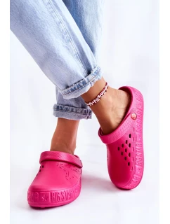 Dámské světlé pantofle Big Star II275007 fuchsie