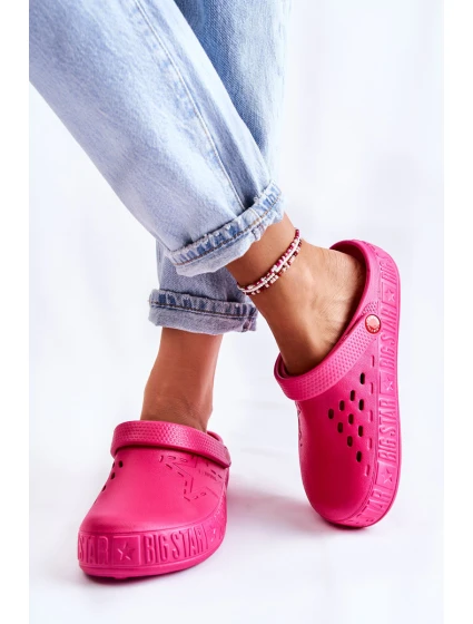 Dámské světlé pantofle Big Star II275007 fuchsie Dámské světlé pantofle Big Star II275007 fuchsie