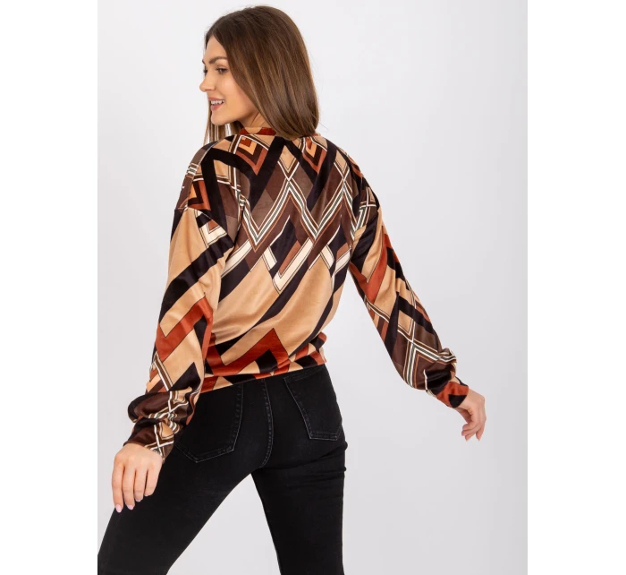 Halenka DHJ BZ 6033 1.49P černá a béžová