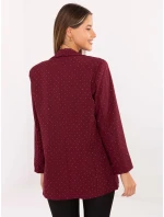 Marynarka IT MA model 21319937 bordowy - FPrice Marynarka IT MA model 21319937 bordowy - FPrice