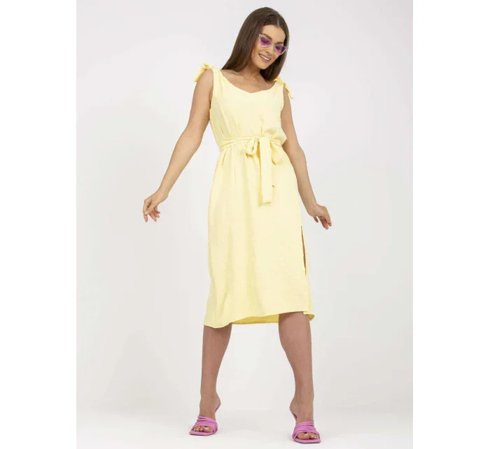 Šaty WN SK 1211.58 světle žlutá