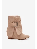 Boty na podpatku model 217186 Step in style Boty na podpatku model 217186 Step in style