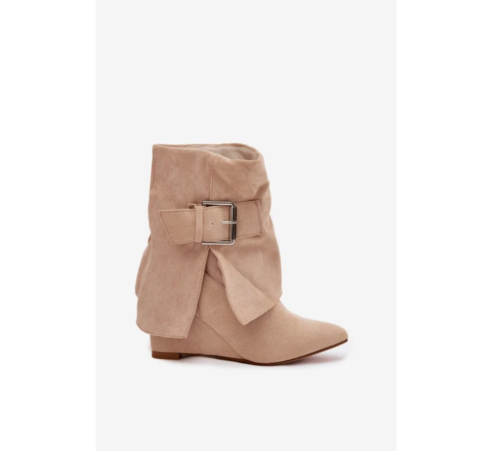 Boty na podpatku model 217186 Step in style Boty na podpatku model 217186 Step in style