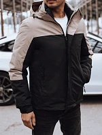 Pánská zimní bunda s kapucí černá FashionStreet TX4899