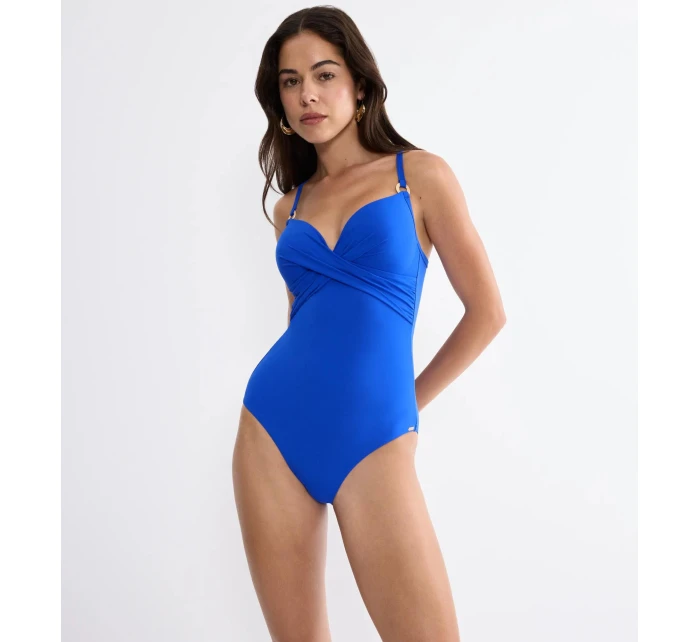 Dámské jednodílné plavky Summer Twist 01 BLUE modré  model 22006024 - Triumph