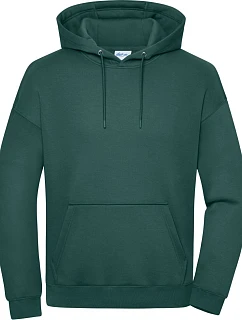 Daiber 8052 Těžká unisex mikina s kapucí 02.8052 smoky green