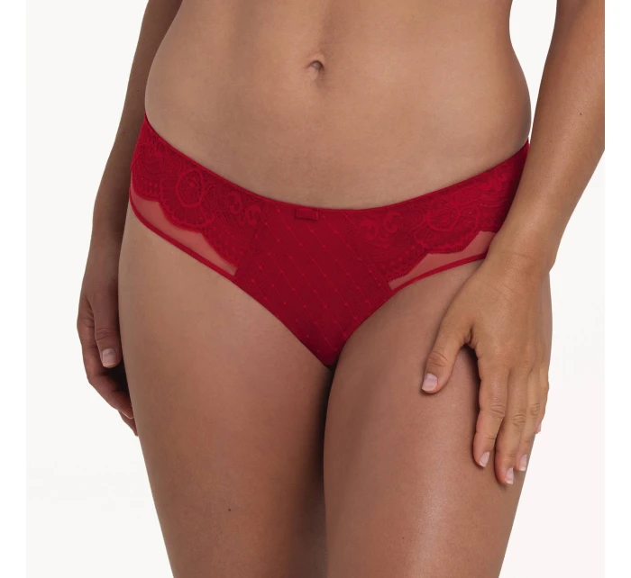 Selma vyšší kalhotky 1336 red - RosaFaia