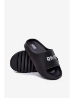 Pěnové Pantofle Pánské S Logem Big Star RR174A012 Černé Pěnové Pantofle Pánské S Logem Big Star RR174A012 Černé