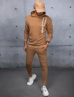 FashionStreet pánská tepláková souprava velbloudí barvy AX0684