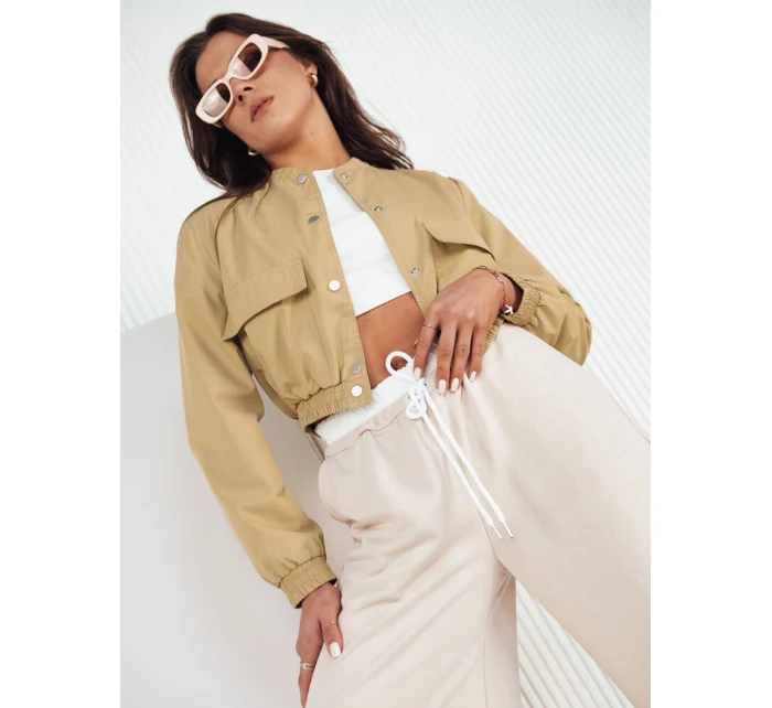 Dámská přechodná bunda bomber KADYS khaki FashionStreet TY4187 Dámská přechodná bunda bomber KADYS khaki FashionStreet TY4187