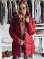 Dámská zimní bunda s kapucí GABRIELLE bordó FashionStreet TY4920
