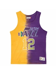 Bavlněné tričko Mitchell & Ness NBA Utah Jazz John Stockton Tie Dye - TTNK3206-UJAYYJSTYWPR