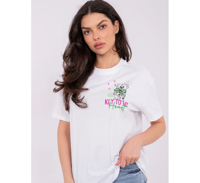 T shirt model 21821326 biały - FPrice