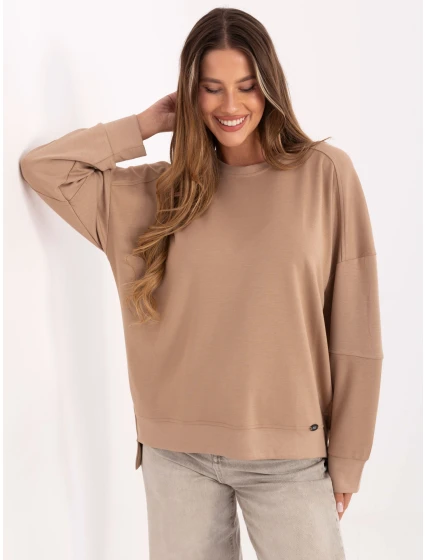 Bluzka RV BZ model 21406696 ciemny bezowy - FPrice Bluzka RV BZ model 21406696 ciemny bezowy - FPrice