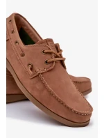 Pánské kožené mokasíny Big Star – Camel